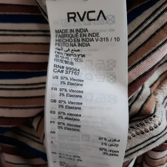 Retro RVCA Striped Sleeveless Dress - Picture 8 of 8